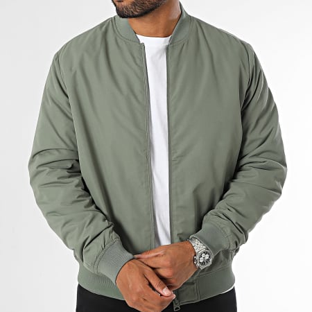 Only And Sons - Giacca bomber Leon Verde Khaki chiaro