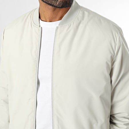 Only And Sons - Leon Licht Beige Bomber Jacket