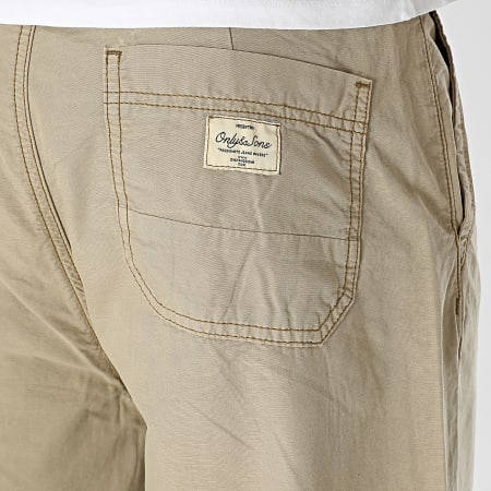 Only And Sons - Losse Power Broek Beige