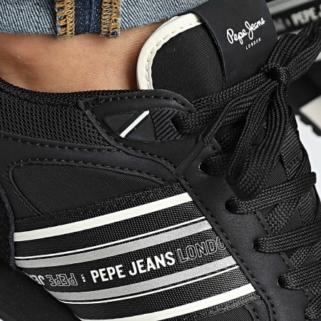 Pepe Jeans - Dublin Jonge Sneakers PMS40014 Zwart