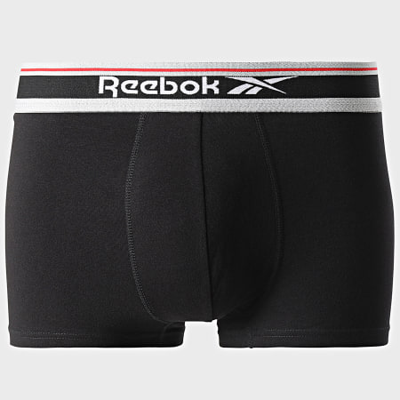 Reebok - Lot De 5 Boxers 15039 Noir Blanc Gris Chiné