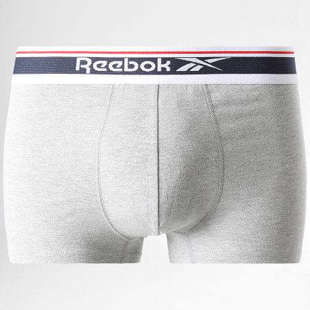 Reebok - Set van 5 boxershorts 15039 Wit marine heide houtskool grijs