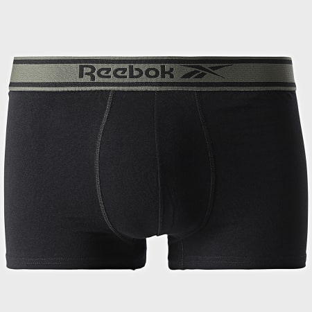 Reebok - Juego de 3 calzoncillos bóxer 15043 Negro