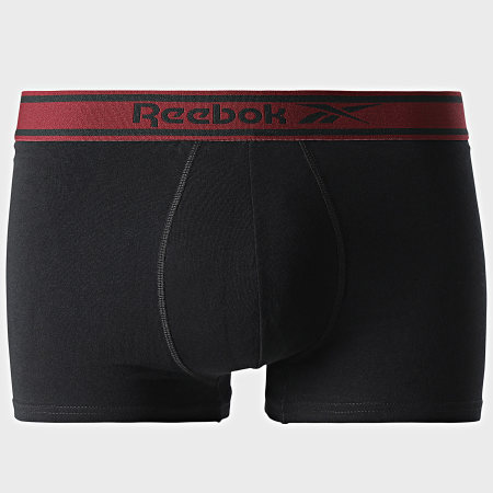 Reebok - Juego de 3 calzoncillos bóxer 15043 Negro