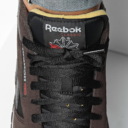 Reebok - Classic Leather Sneakers 100201111 Negro Marrón Gris 5