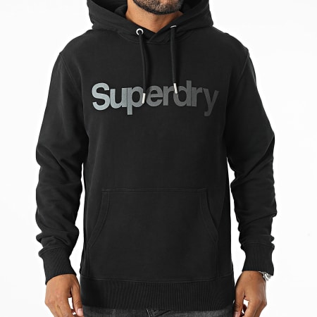 Superdry - Core Logo Fade Hoodie M2013724A Zwart