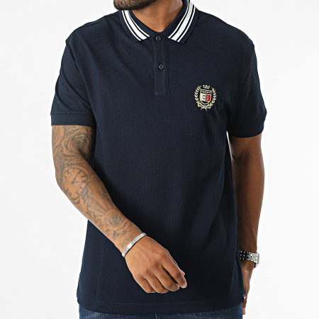 Tommy Jeans - Polo Varsity a manica corta 9624 Navy Gold