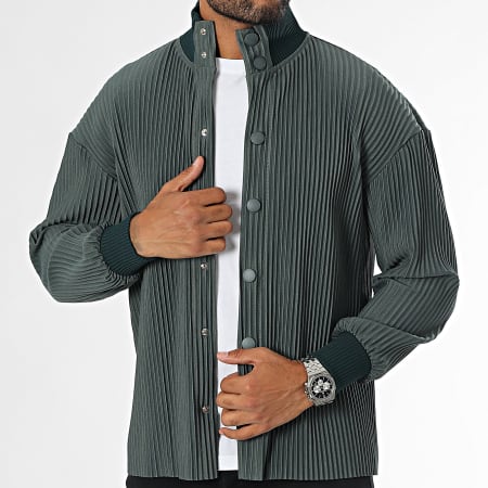 Uniplay - Chaqueta verde caqui