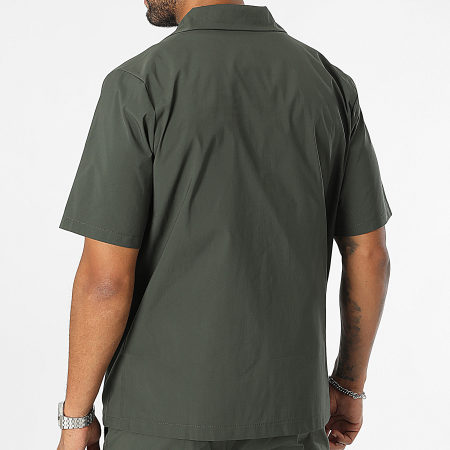 Uniplay - Khaki groen shirt en broek met korte mouwen