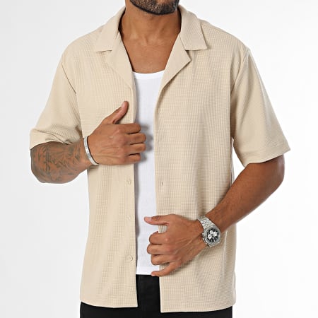 Uniplay - Beige shirt met korte mouwen