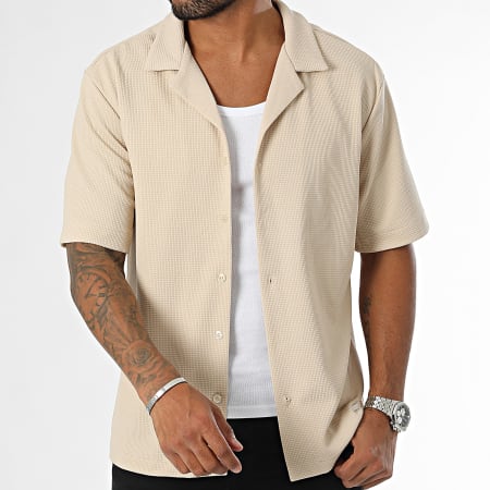 Uniplay - Camicia a maniche corte beige