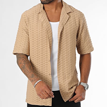 Uniplay - Camisa de manga corta camel