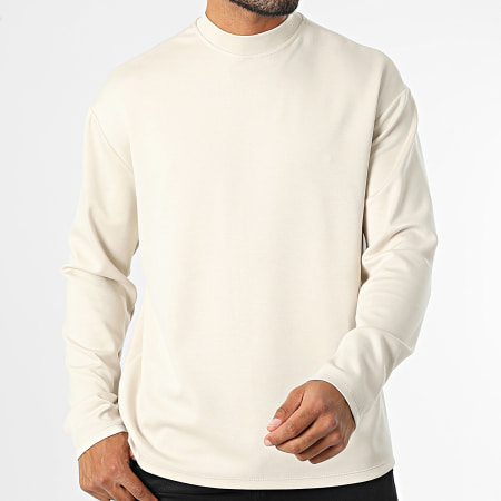 Uniplay - Tee Shirt Manches Longues Oversize Beige