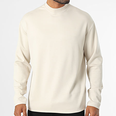 Uniplay - Tee Shirt Manches Longues Oversize Beige