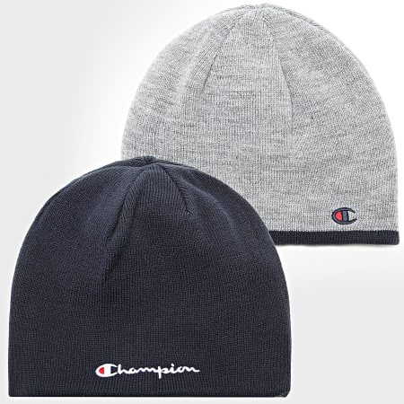 Champion - Omkeerbare muts 802407 Navy Heather Grey
