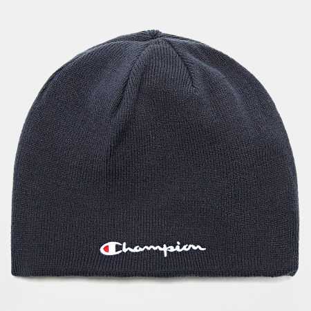 Reversible Beanie Champion Beanie Navy Champion Ribbed Knit Cuffed