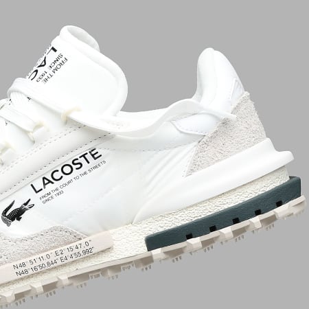 Lacoste - Zapatillas Elite Active 223 Blanco Verde Oscuro
