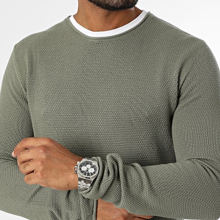 Tiffosi - Maglione girocollo Alabastro Verde Khaki