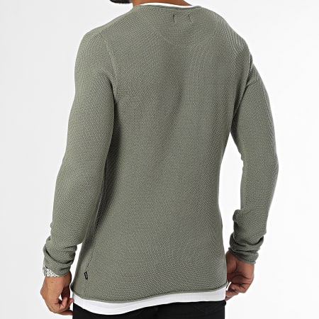 Tiffosi - Maglione girocollo Alabastro Verde Khaki