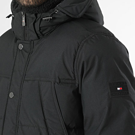 Tommy Hilfiger - Parka Capuche Rockie Utility 6593 Noir