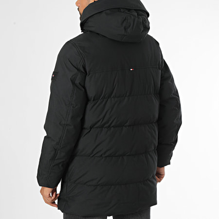 Tommy Hilfiger - Parka Capuche Rockie Utility 6593 Noir