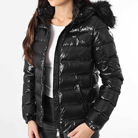 Plumon negro mujer shop