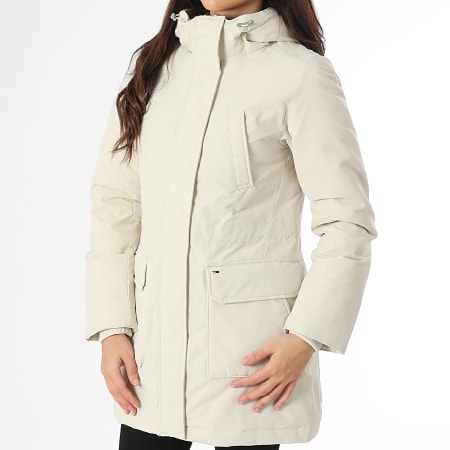 Tommy Jeans - Parka técnica de plumón para mujer 8866 Beige