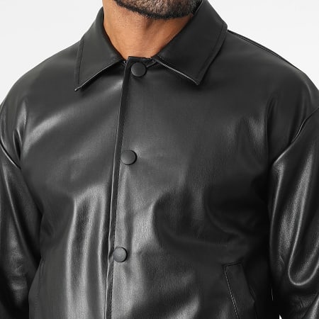 Uniplay - Veste Simili Cuir Noir