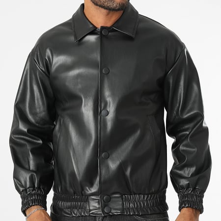Uniplay - Veste Simili Cuir Noir