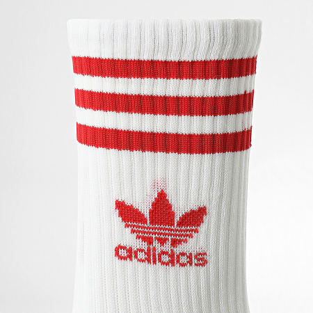 Adidas Originals - Lot De 3 Paires De Chaussettes 3Str JF6357 Blanc