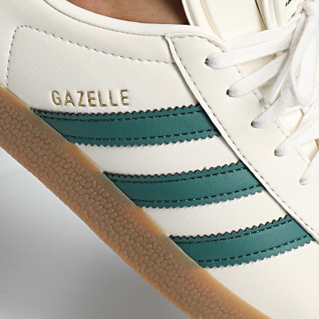 Adidas Originals - Gazelle JI0208 Cloud White Core Green Gum4 Sneakers