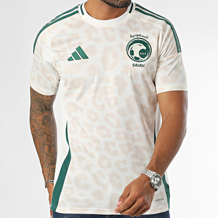 Adidas Performance - Camiseta de fútbol de Arabia Saudí IT2758 Beige