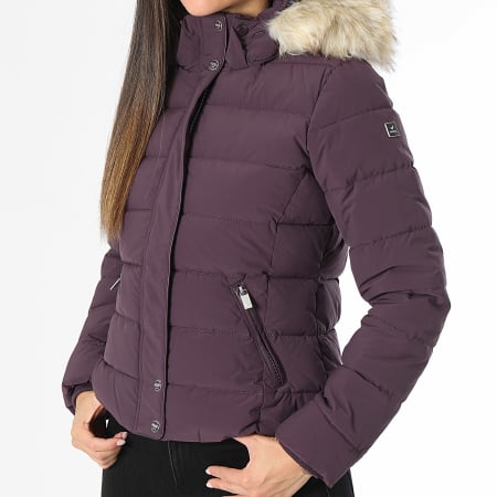 Kaporal - Edredón con capucha de piel Mibby Purple para mujer