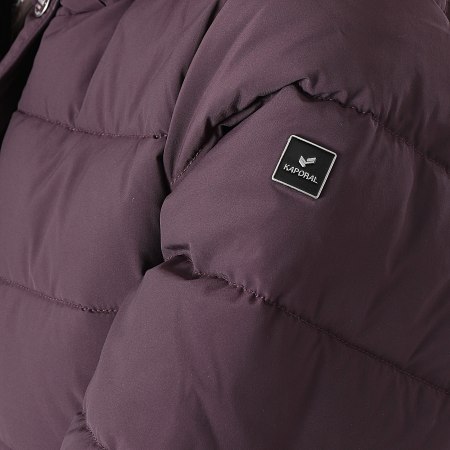 Kaporal - Edredón con capucha de piel Mibby Purple para mujer