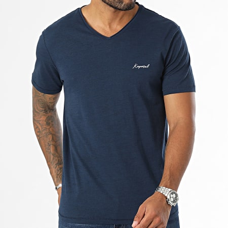 Kaporal - Camiseta cuello pico Neter Azul Marino