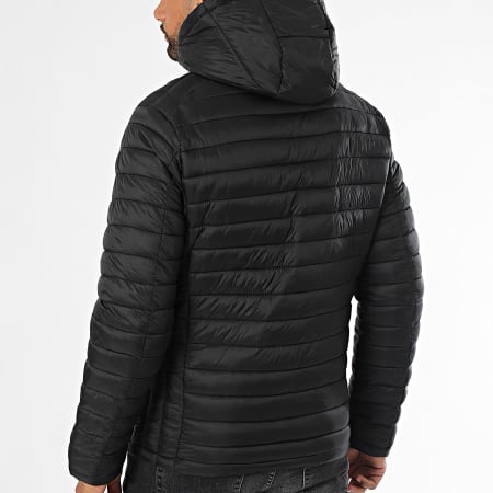 Kymaxx - Chaqueta negra con capucha