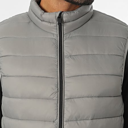 Kymaxx - Cappotto senza maniche grigio