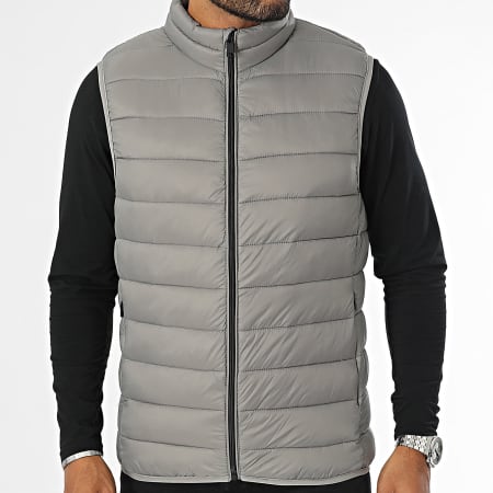 Kymaxx - Cappotto senza maniche grigio