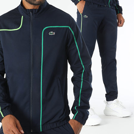 Lacoste - Ensemble De Survetement Regular Fit Logo Crocodile Bleu Marine