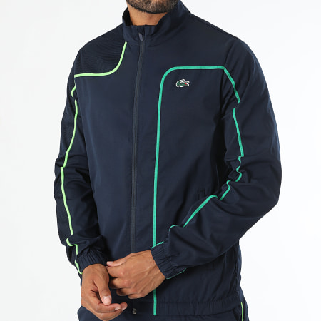 Lacoste - Ensemble De Survetement Regular Fit Logo Crocodile Bleu Marine