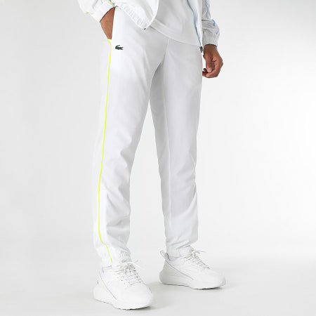 Survetement lacoste blanc et jaune discount