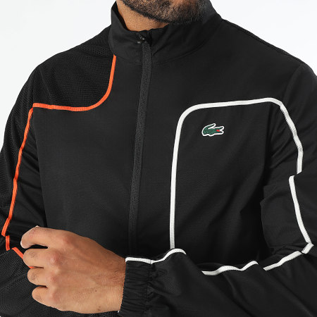 Lacoste - Ensemble De Survetement Regular Fit Logo Crocodile Noir