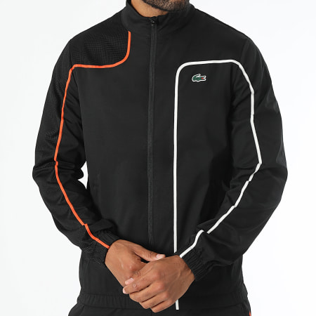 Lacoste - Ensemble De Survetement Regular Fit Logo Crocodile Noir