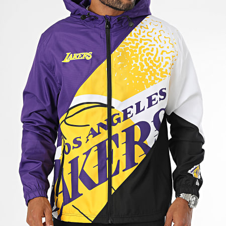 New Era - NBA Los Angeles Lakers Zip Jas 60571294 Geel Wit Purper