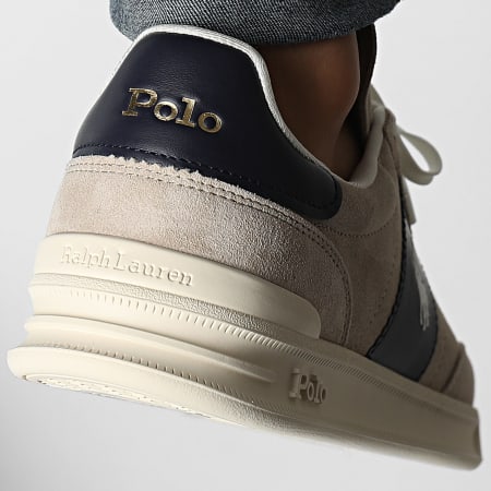 Polo Ralph Lauren - Heritage Aera Gris Marino Blanco Zapatillas