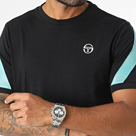 Sergio Tacchini - T-shirt Diagonalley 40773 Zwart