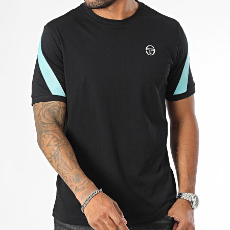 Sergio Tacchini - T-shirt Diagonalley 40773 Zwart