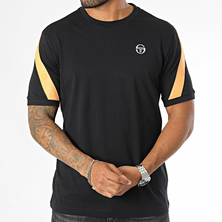 Sergio Tacchini - T-shirt Diagonalley 40773 Zwart