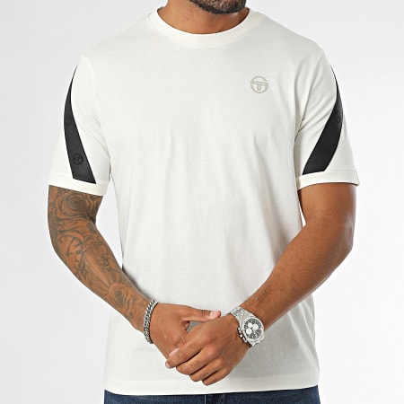 Sergio Tacchini - Tee Shirt Diagonalley 40773 Licht Beige