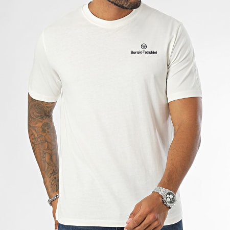 Sergio Tacchini - Vet T-shirt 40851 Licht Beige